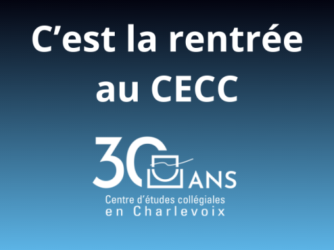 Texte de la rentrée et logo du CECC